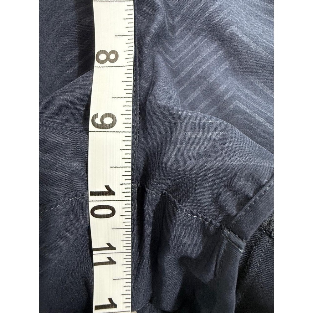 MPG Bue Chevron‎ Pattern Striped Waistband Athletic WomenShorts Size US Large - Picture 6 of 7